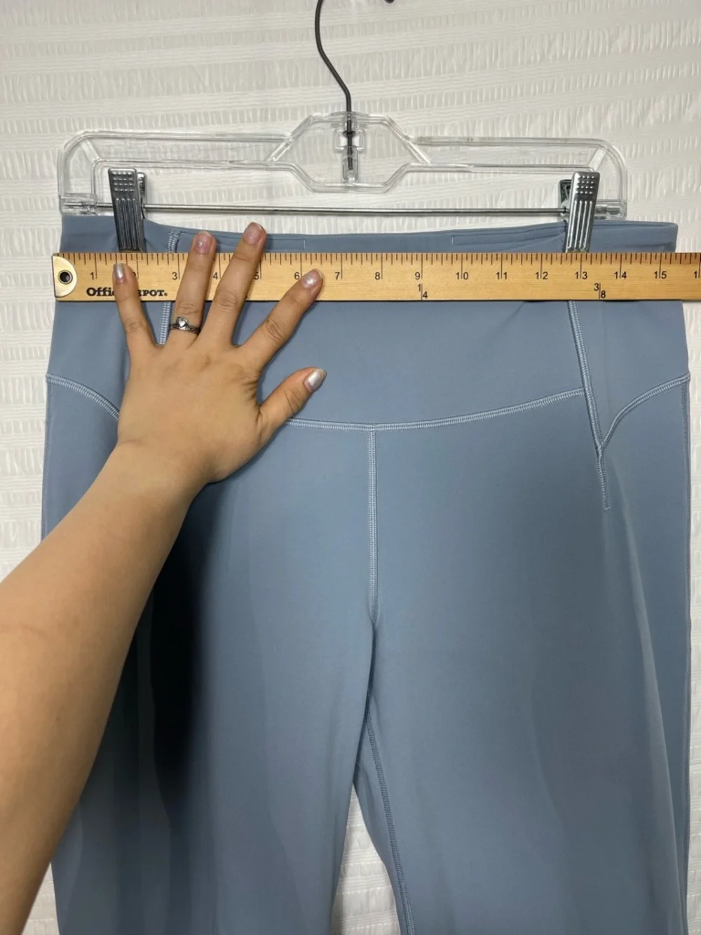 Lululemon light blue Groove High-Rise Split-Hem Flared Pant *Nulu Size 12 - Picture 5 of 14